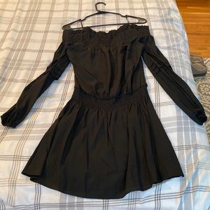 Ramy Brook off the shoulder, long sleeve MINI dress. Size S/P.